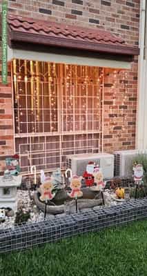 Christmas Light display at 9 Watergum Way, Greenacre