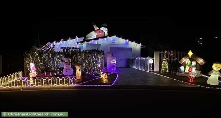 Christmas Light display at 27 Speculation Street, Smithfield