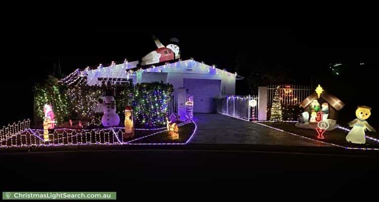 Christmas Light display at 27 Speculation Street, Smithfield