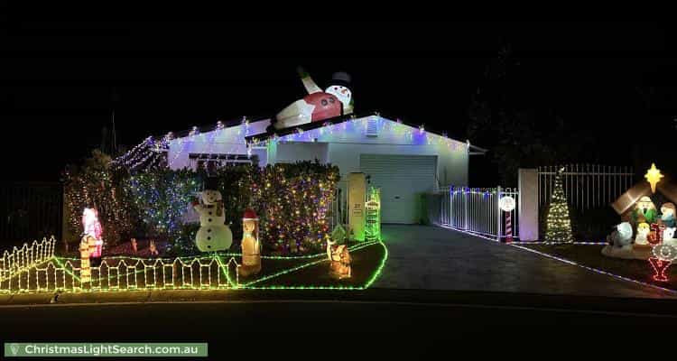 Christmas Light display at 27 Speculation Street, Smithfield