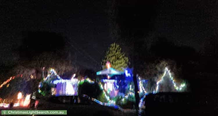 Christmas Light display at 4 Plymouth Street, Glen Waverley