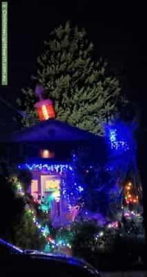 Christmas Light display at 4 Plymouth Street, Glen Waverley