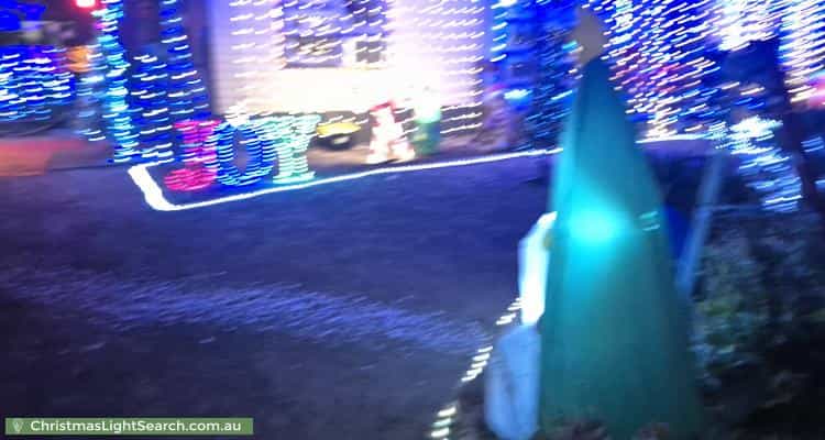 Christmas Light display at 527 White Road, Boors Plain
