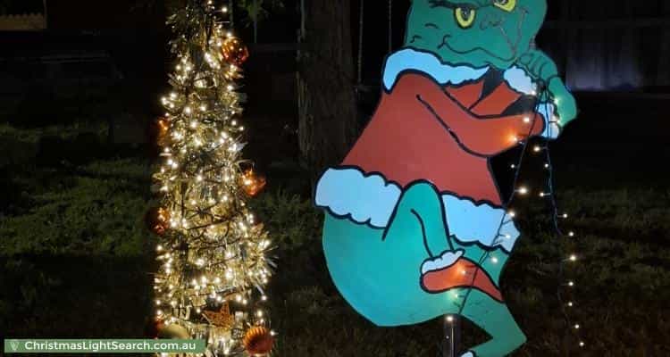 Christmas Light display at 8 Parsons Road, Reynella