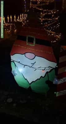 Christmas Light display at 8 Parsons Road, Reynella