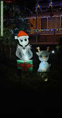 Christmas Light display at 8 Parsons Road, Reynella