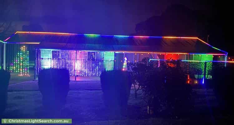 Christmas Light display at 32 Fern Street, Blackbutt
