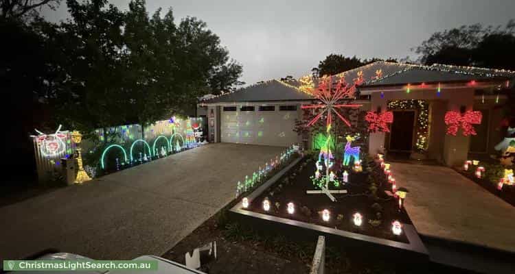 Christmas Light display at 7 Bowman Avenue, Belair