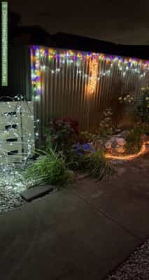 Christmas Light display at 27 Milligan Drive, Para Vista
