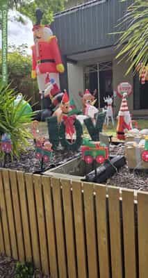 Christmas Light display at 7 View Park Circuit, Narre Warren South