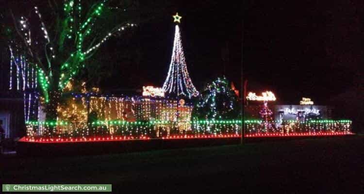 Christmas Light display at 120 Bingley Crescent, Fraser