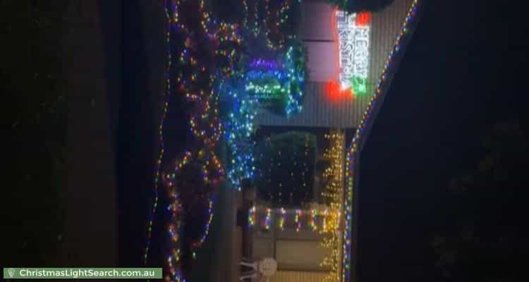 Christmas Light display at 38 Theodore Avenue, Athelstone
