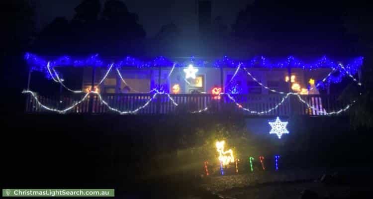Christmas Light display at 70 Falls Road, Mount Dandenong
