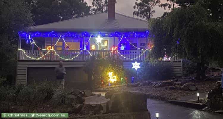 Christmas Light display at 70 Falls Road, Mount Dandenong