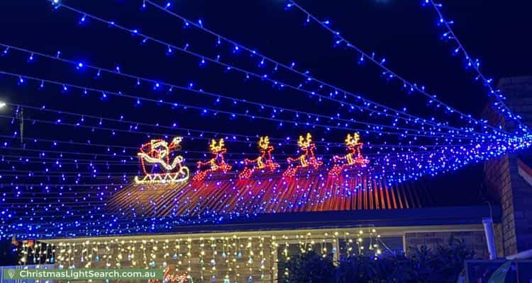 Christmas Light display at  David Road, Lilydale