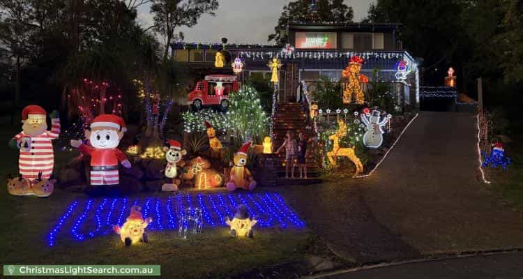 Christmas Light display at 6 Hovea Court, Shailer Park