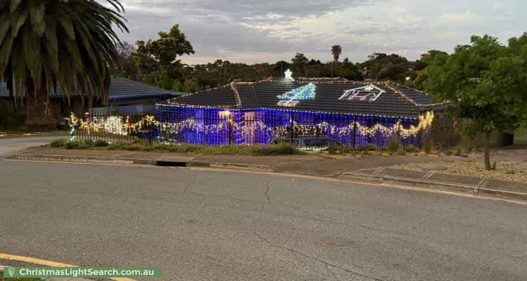 Christmas Light display at 22 McIlwaine Crescent, Noarlunga Downs