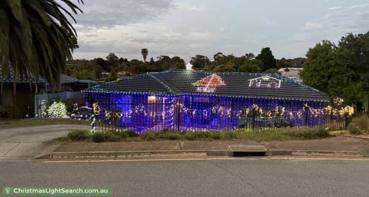 Christmas Light display at 22 McIlwaine Crescent, Noarlunga Downs