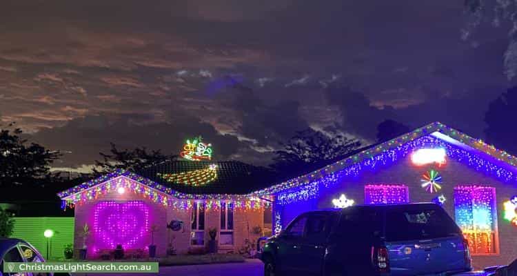 Christmas Light display at  Edith Place, Amaroo
