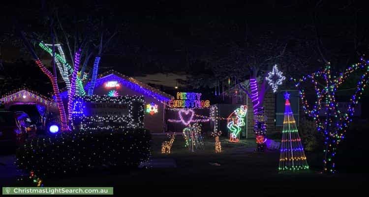 Christmas Light display at  Edith Place, Amaroo