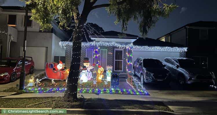 Christmas Light display at 6 Garrison Road, Jordan Springs