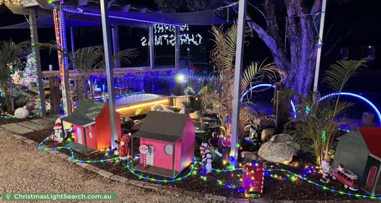 Christmas Light display at 8 Pentathlon Street, Bundoora