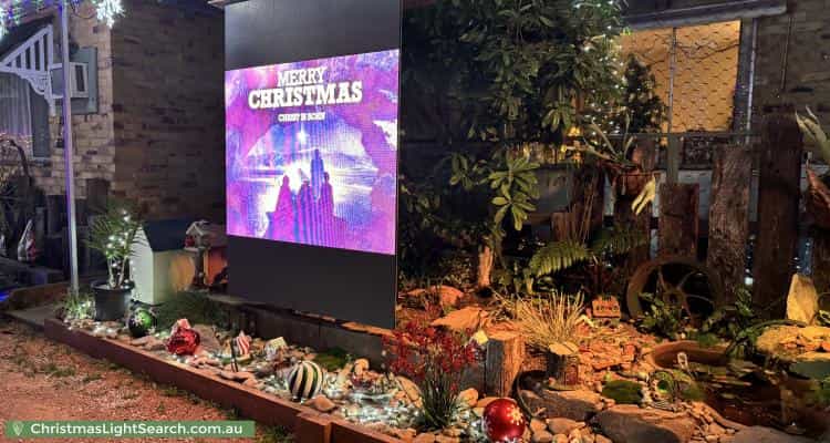 Christmas Light display at 8 Pentathlon Street, Bundoora