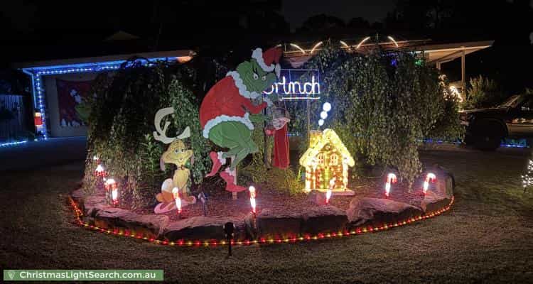 Christmas Light display at 4 Beaulieu Avenue, Lilydale