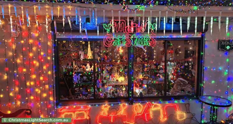 Christmas Light display at 6 Albara Road, Ingle Farm