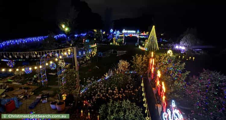 Christmas Light display at 155 Ulster Road, Yakamia