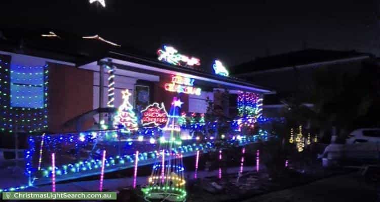 Christmas Light display at 10 Tarawa Road, Lethbridge Park