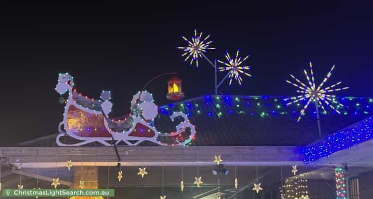Christmas Light display at 19 Granite Drive, Langwarrin
