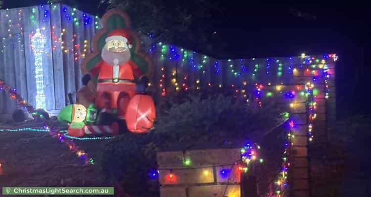 Christmas Light display at 19 Granite Drive, Langwarrin
