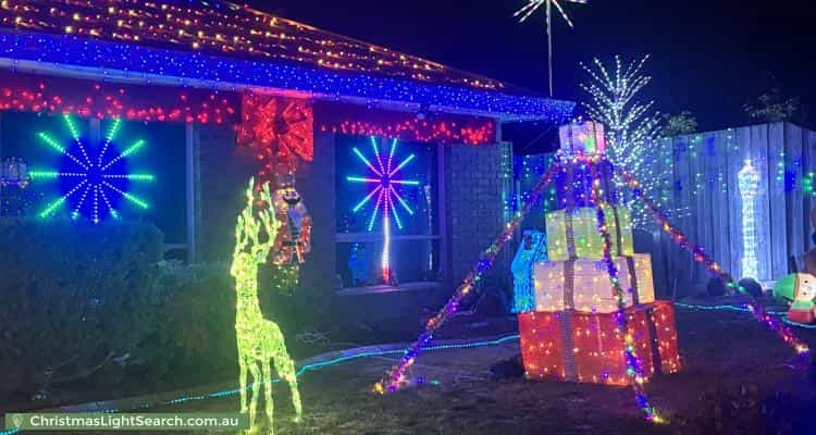 Christmas Light display at 19 Granite Drive, Langwarrin