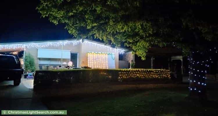 Christmas Light display at 117 Panton Street, Golden Square