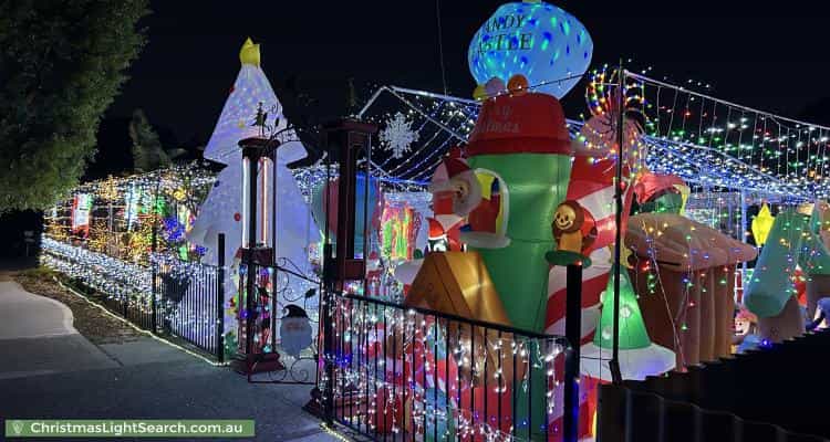 Christmas Light display at 143 Langford Avenue, Langford