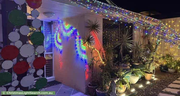 Christmas Light display at 22 Hinchinbrook Circuit, Forest Lake