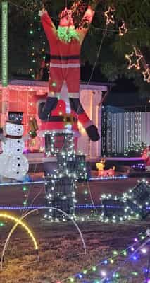 Christmas Light display at 77 Midway Road, Elizabeth East