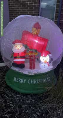 Christmas Light display at 36 Alan Watt Crescent, Casey