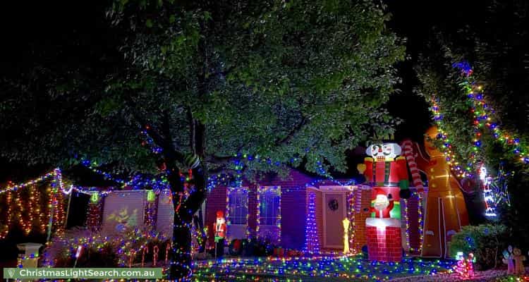 Christmas Light display at  Pfitzner Place, Greenwith