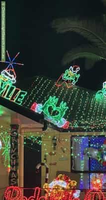 Christmas Light display at 7 Leicester Court, Kippa-Ring