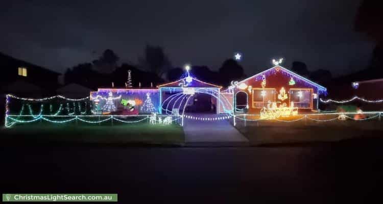 Christmas Light display at 44 Mawarra Crescent, Kellyville