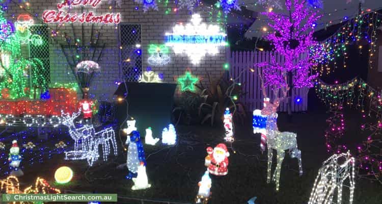 Christmas Light display at 23 Arnica Crescent, Bald Hills