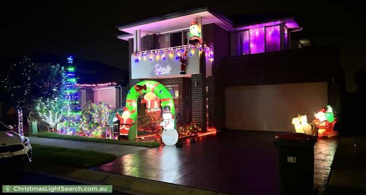 Christmas Light display at 12 Mellish Street, Marsden Park