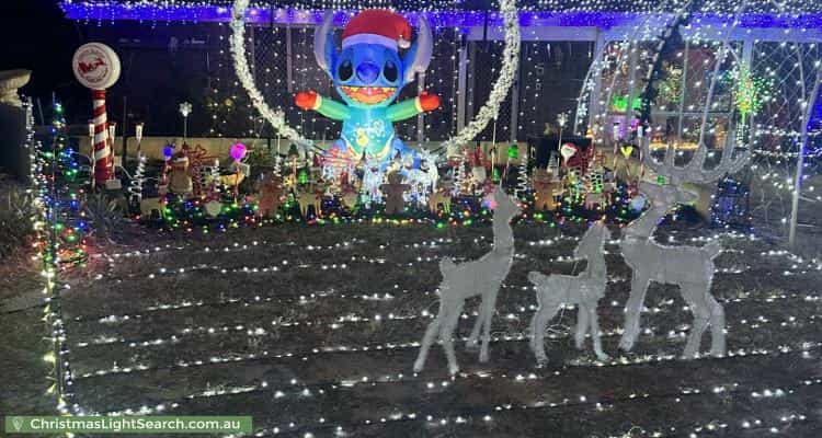Christmas Light display at 5 Coongan Court, Heathridge