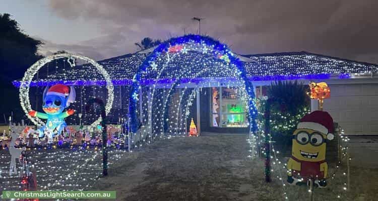 Christmas Light display at 5 Coongan Court, Heathridge