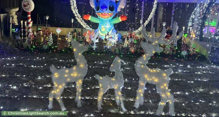 Christmas Light display at 5 Coongan Court, Heathridge
