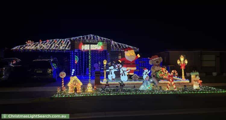 Christmas Light display at 64 Emerald Drive, Angle Vale