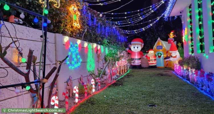Christmas Light display at 2C Gimber Street, Melville