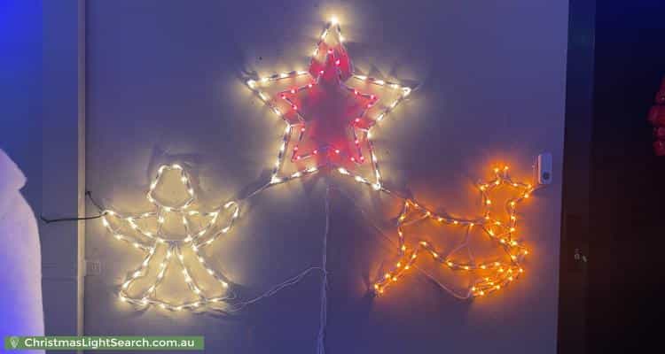 Christmas Light display at 9 Glenside Crescent, Craigie